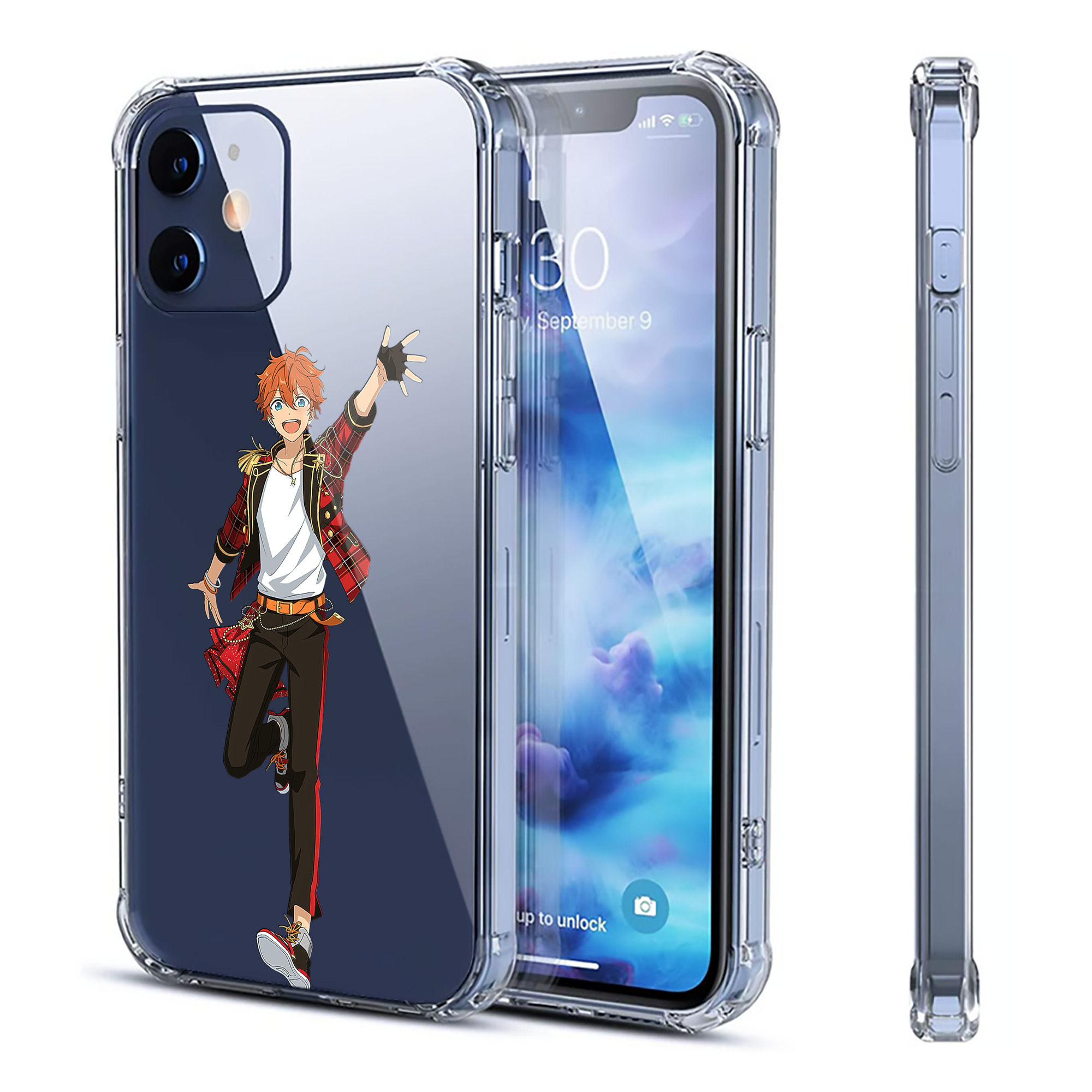 （画像用） あんさんぶるスターズ! Ensemble Stars 【iPhone 12シリーズ対応】透明スマホケース（クリアソフトケース）
